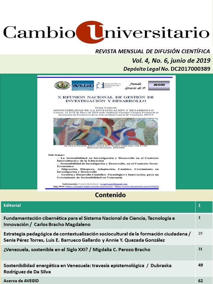 					Ver Vol. 4 Núm. 6 (2019): REVISTA CAMBIO UNIVERSITARIO
				